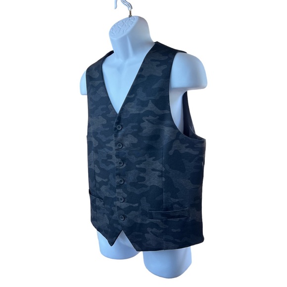Sz L Joseph Abboud Slim Fit JOE Camo Vest - Picture 5 of 7